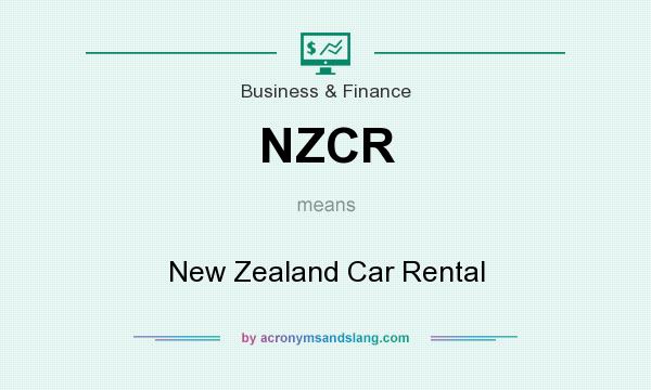 What does NZCR mean? It stands for New Zealand Car Rental