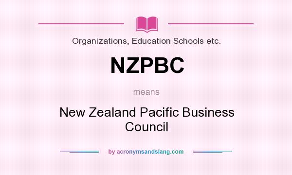 What does NZPBC mean? It stands for New Zealand Pacific Business Council
