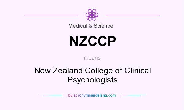 What does NZCCP mean? It stands for New Zealand College of Clinical Psychologists