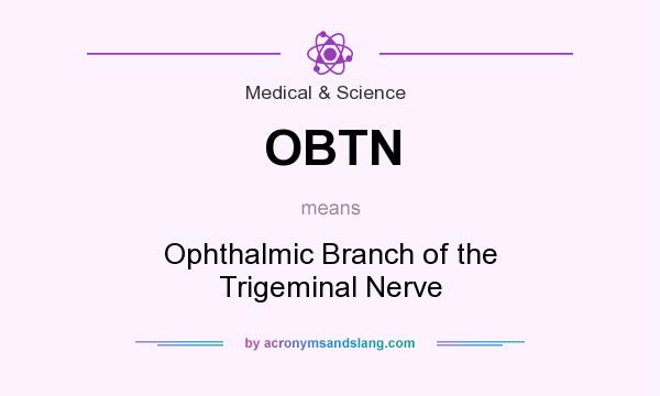 What does OBTN mean? It stands for Ophthalmic Branch of the Trigeminal Nerve