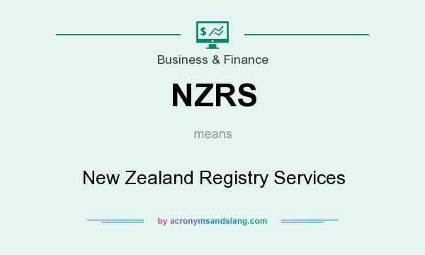 What does NZRS mean? It stands for New Zealand Registry Services