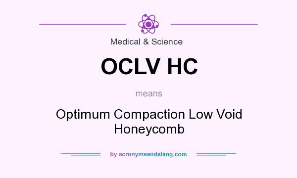 What does OCLV HC mean? It stands for Optimum Compaction Low Void Honeycomb