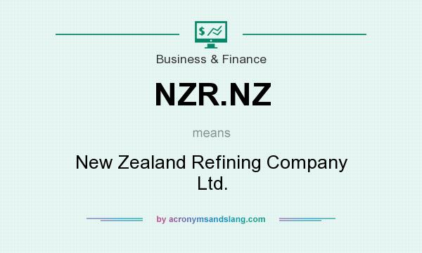 What does NZR.NZ mean? It stands for New Zealand Refining Company Ltd.