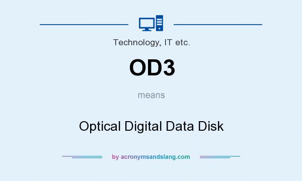 What does OD3 mean? It stands for Optical Digital Data Disk