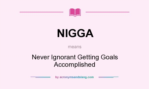 Nigga meaning