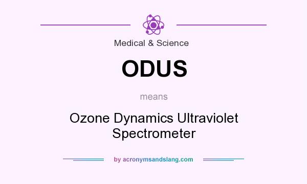 What does ODUS mean? It stands for Ozone Dynamics Ultraviolet Spectrometer