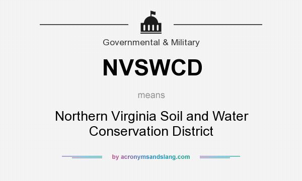 What does NVSWCD mean? It stands for Northern Virginia Soil and Water Conservation District