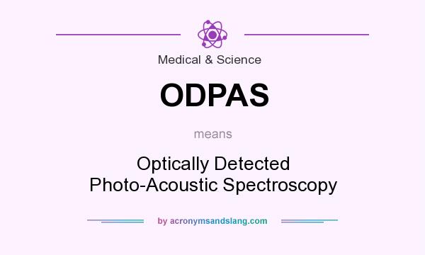 What does ODPAS mean? It stands for Optically Detected Photo-Acoustic Spectroscopy