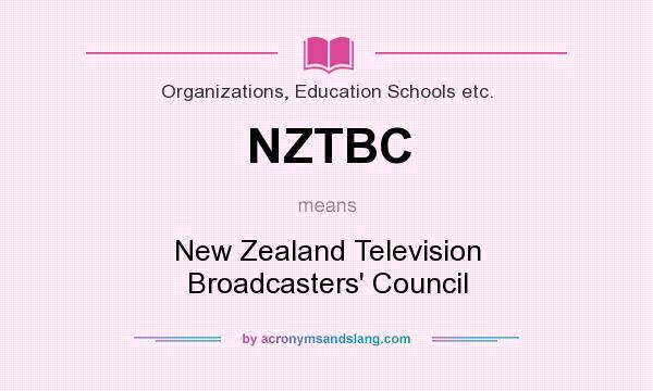 What does NZTBC mean? It stands for New Zealand Television Broadcasters` Council