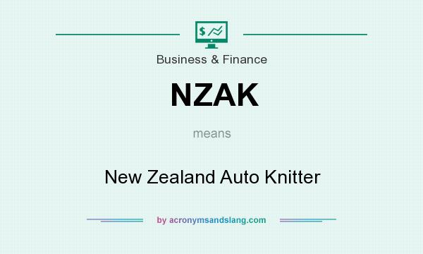 What does NZAK mean? It stands for New Zealand Auto Knitter