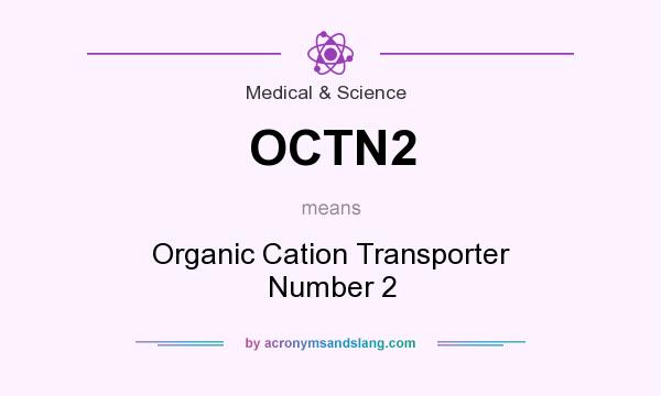 What does OCTN2 mean? It stands for Organic Cation Transporter Number 2
