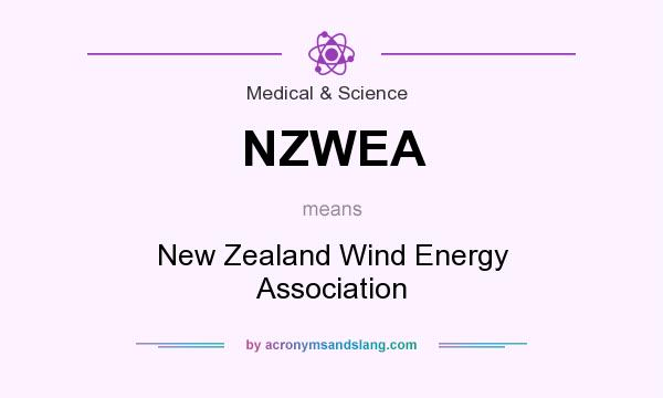 What does NZWEA mean? It stands for New Zealand Wind Energy Association