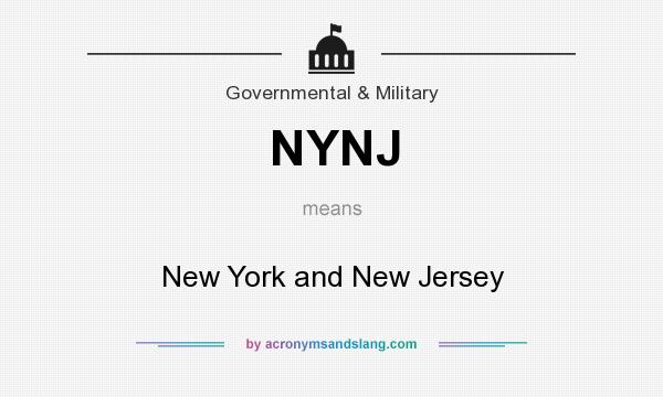 What does NYNJ mean? It stands for New York and New Jersey
