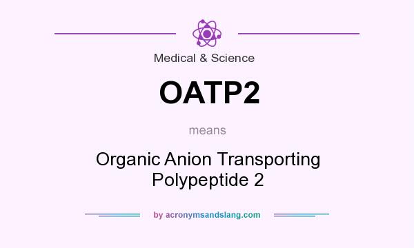 What does OATP2 mean? It stands for Organic Anion Transporting Polypeptide 2