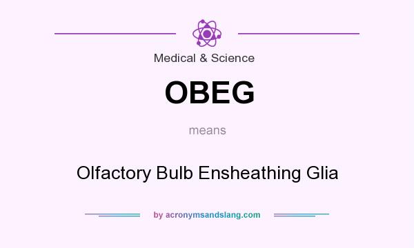 What does OBEG mean? It stands for Olfactory Bulb Ensheathing Glia