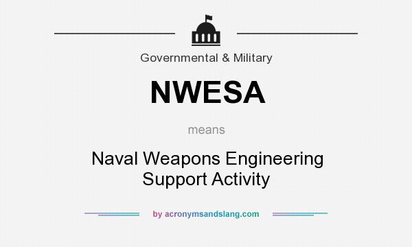 What does NWESA mean? It stands for Naval Weapons Engineering Support Activity