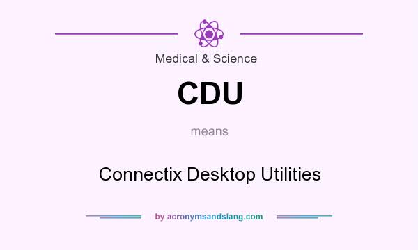 What does CDU mean? It stands for Connectix Desktop Utilities