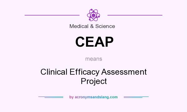 What does CEAP mean? It stands for Clinical Efficacy Assessment Project