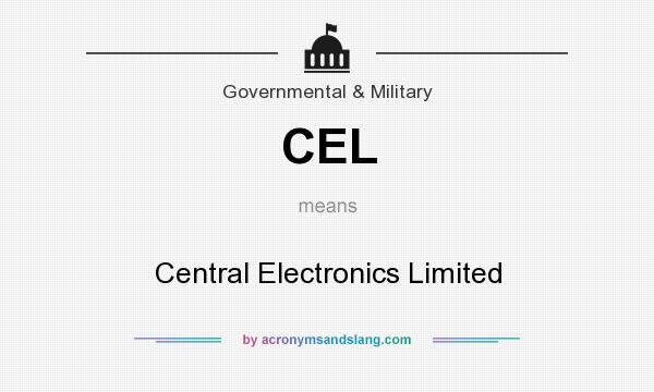 What does CEL mean? It stands for Central Electronics Limited