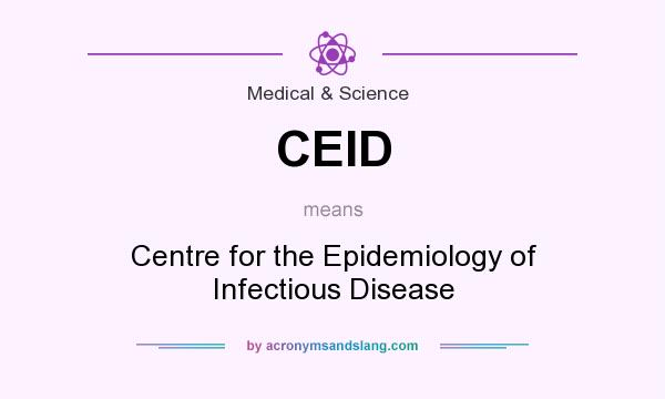 What does CEID mean? It stands for Centre for the Epidemiology of Infectious Disease