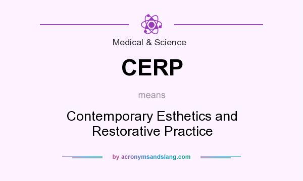 What does CERP mean? It stands for Contemporary Esthetics and Restorative Practice