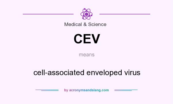 What does CEV mean? It stands for cell-associated enveloped virus