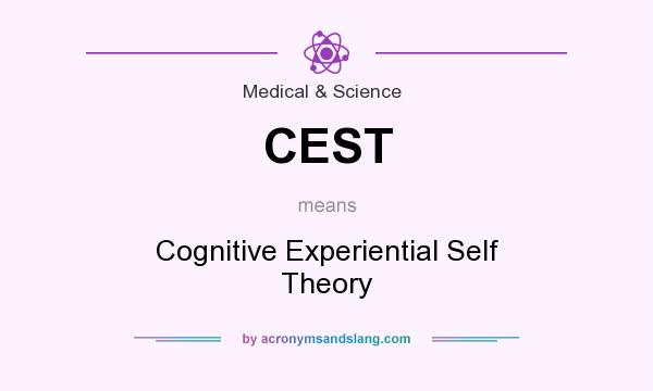 What does CEST mean? It stands for Cognitive Experiential Self Theory
