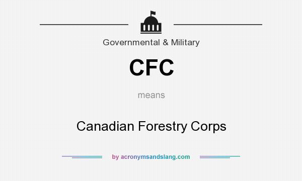 What does CFC mean? It stands for Canadian Forestry Corps