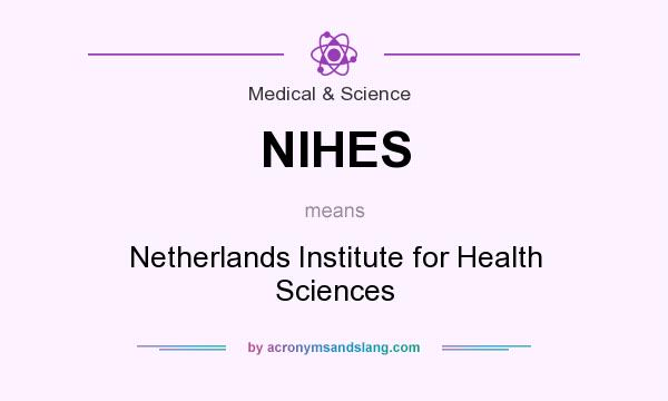 What does NIHES mean? It stands for Netherlands Institute for Health Sciences
