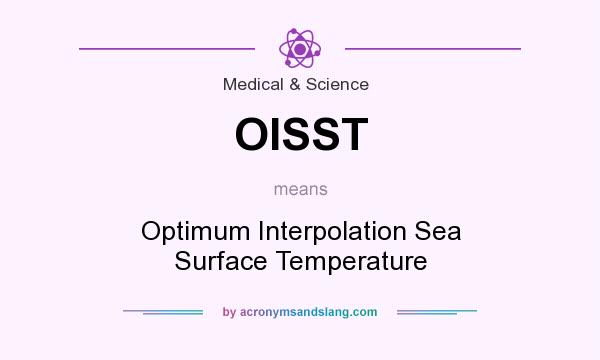 What does OISST mean? It stands for Optimum Interpolation Sea Surface Temperature