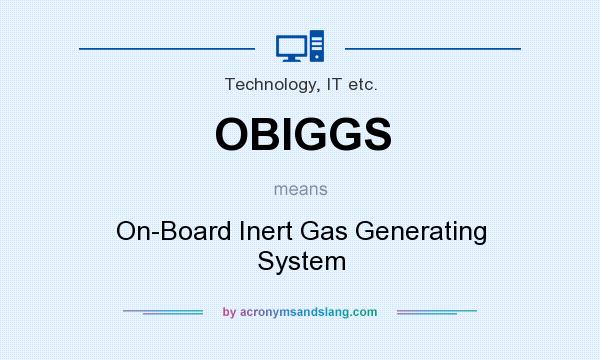 What does OBIGGS mean? It stands for On-Board Inert Gas Generating System