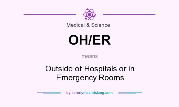 What does OH/ER mean? It stands for Outside of Hospitals or in Emergency Rooms