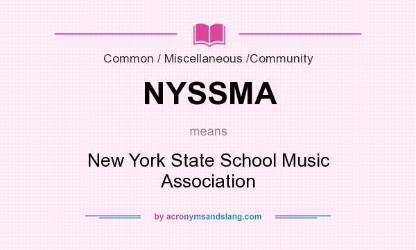 what does nyssma stand for