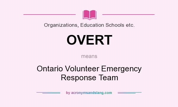 Overt meaning