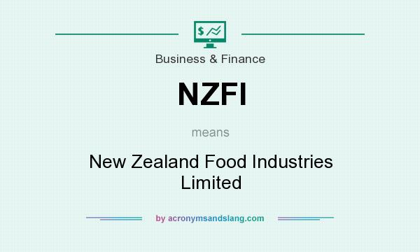 What does NZFI mean? It stands for New Zealand Food Industries Limited