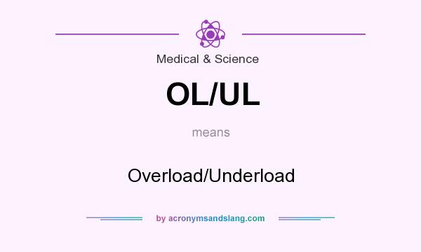 What does OL/UL mean? It stands for Overload/Underload
