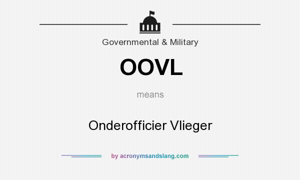What does OOVL mean? It stands for Onderofficier Vlieger