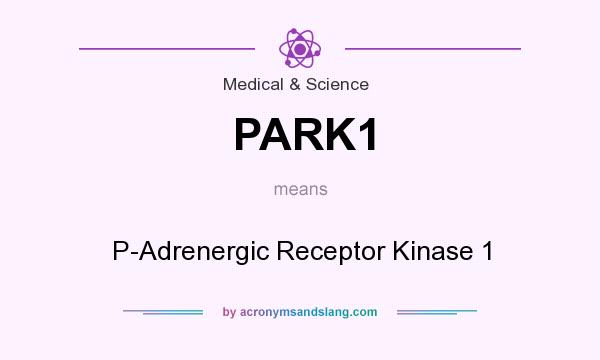 What does PARK1 mean? It stands for P-Adrenergic Receptor Kinase 1