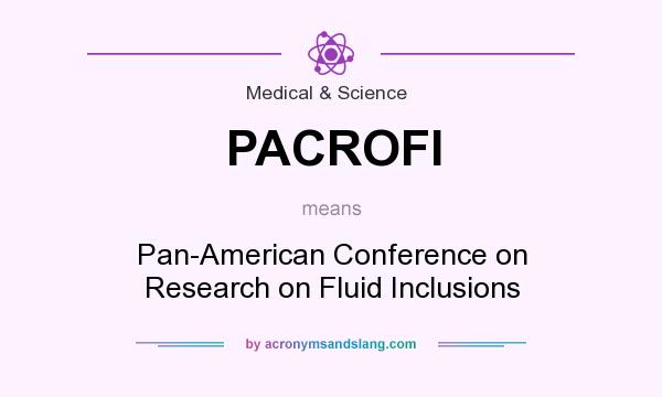 What does PACROFI mean? It stands for Pan-American Conference on Research on Fluid Inclusions