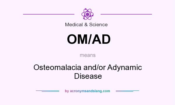 What does OM/AD mean? It stands for Osteomalacia and/or Adynamic Disease