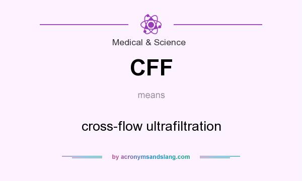 What does CFF mean? It stands for cross-flow ultrafiltration