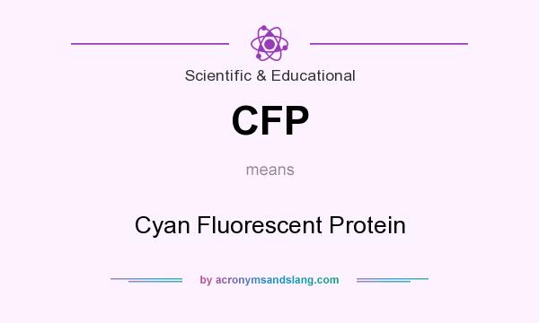 What does CFP mean? It stands for Cyan Fluorescent Protein