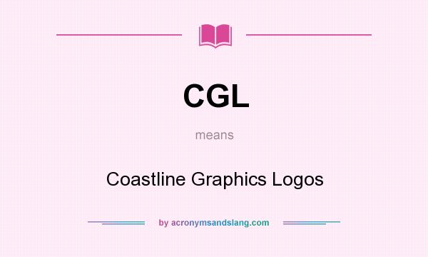 What does CGL mean? It stands for Coastline Graphics Logos