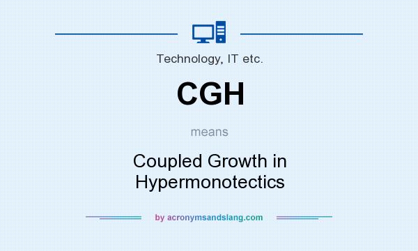 What does CGH mean? It stands for Coupled Growth in Hypermonotectics