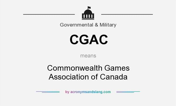What does CGAC mean? It stands for Commonwealth Games Association of Canada