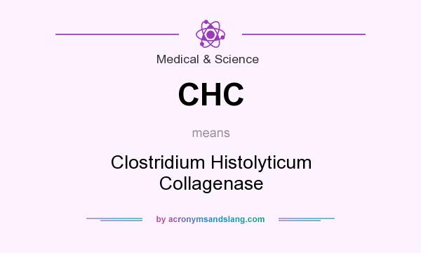 What does CHC mean? It stands for Clostridium Histolyticum Collagenase