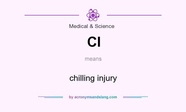 What does CI mean? It stands for chilling injury