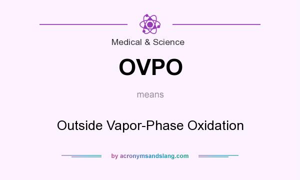 What does OVPO mean? It stands for Outside Vapor-Phase Oxidation