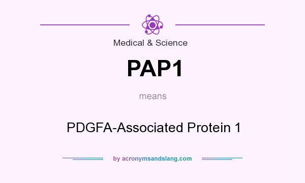 What does PAP1 mean? It stands for PDGFA-Associated Protein 1