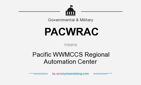 What does PACWRAC mean? It stands for Pacific WWMCCS Regional Automation Center